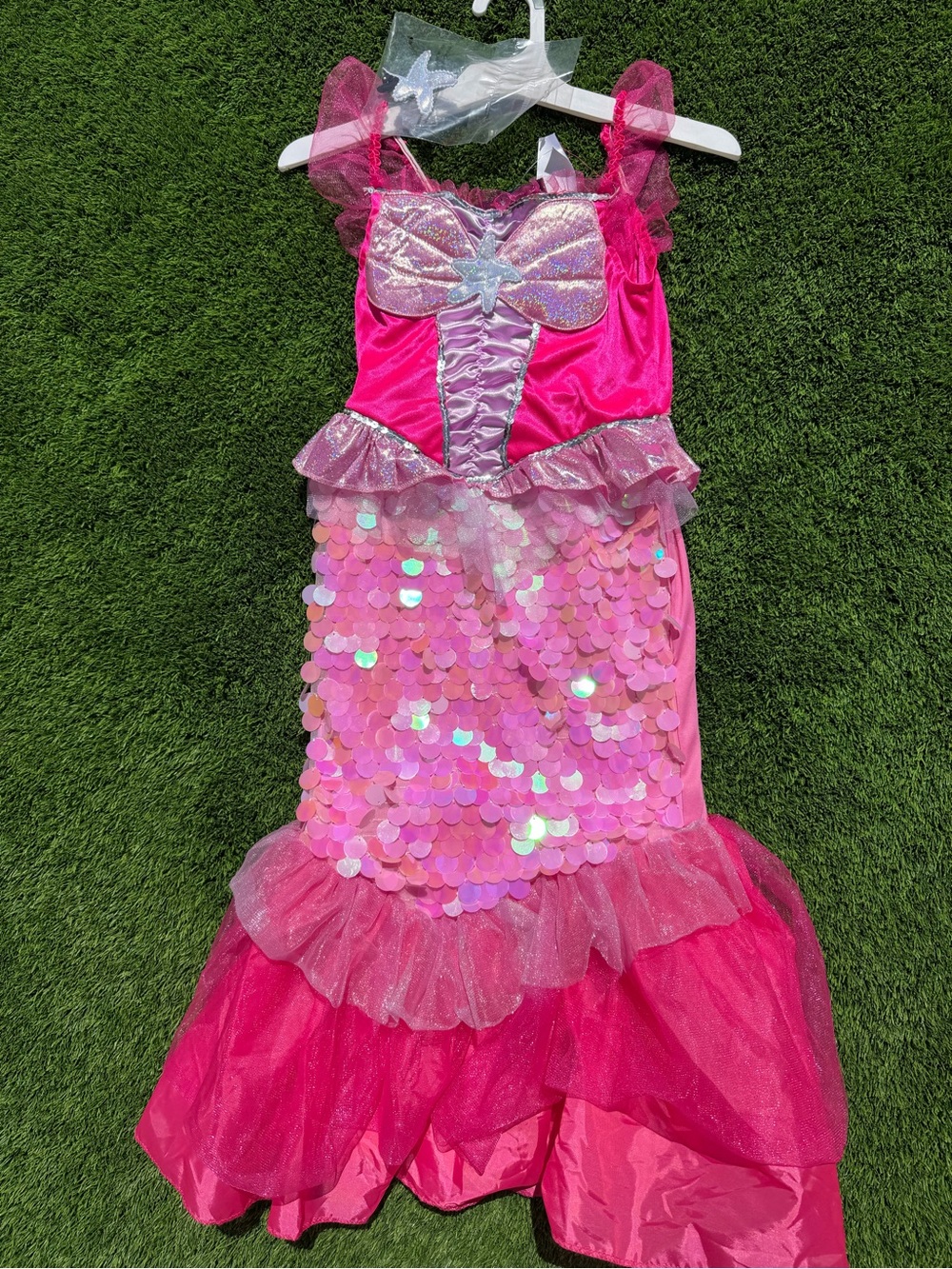 Hide an eek - Kids Pink Mermaid Costume Dress